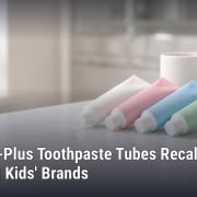 Fostoria News Four toothpaste tubes in different colors on a bathroom counter with Fostoria Free Press logo.